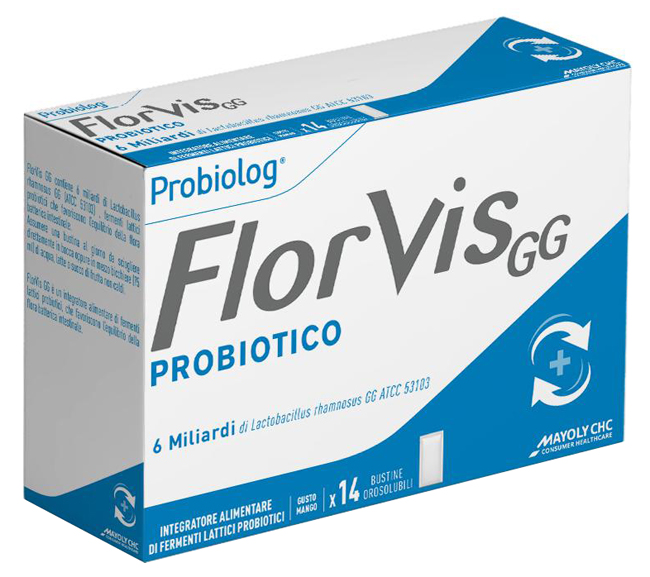 FLORVIS GG 14 BUSTINE OROSOLUBILI GUSTO MANGO - Farmacia Del Monaco