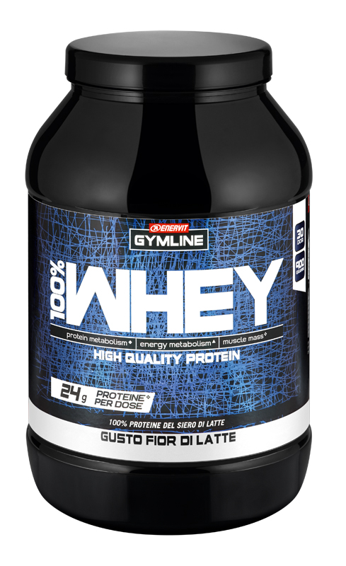 GYMLINE 100% WHEY CONCENTRATE LATTE 900 G - Farmacia Del Monaco