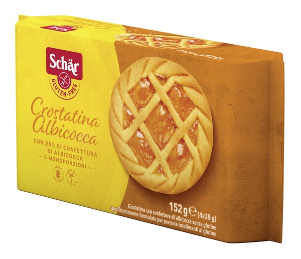 SCHAR CROSTATINA CON CONFETTURA DI ALBICOCCA 4 MONOPORZIONI DA 35 G - Farmacia Del Monaco