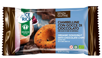 RICE&RICE CIAMBELLINE CON GOCCE DI CIOCCOLATO 4 X 45 G - Farmacia Del Monaco