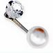 ORECCHINO POST-FORATURA SWAROVSKI CRYSTAL/PEARL BJT971 - Farmacia Del Monaco