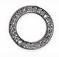 ORECCHINO POST-FORATURA RING WITH CRYSTALS BJT974 - Farmacia Del Monaco