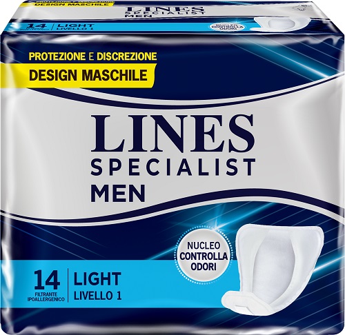 PANNOLONI LINES SPECIALIST MEN LIVELLO 1 14 PEZZI - Farmacia Del Monaco