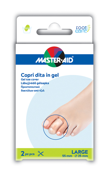 COPRI DITA MASTER-AID FOOTCARE IN GEL LARGE 2 PEZZI C2 - Farmacia Del Monaco