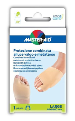PROTEZIONE MASTER-AID FOOTCARE PER ALLUCE VALGO E METATARSO LARGE 1 PEZZO D8 - Farmacia Del Monaco