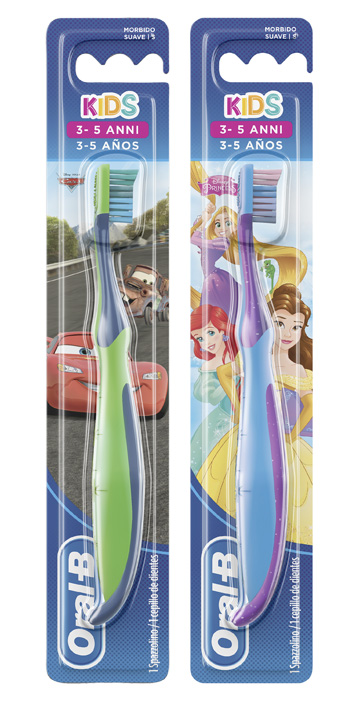 ORALB KIDS SPAZZOLINO MANUALE CARS&PRINCESS 3-5 ANNI - Farmacia Del Monaco