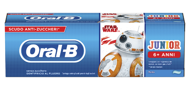 ORALB KIDS STAR WARS DENTIFRICIO 6+ 75 ML - Farmacia Del Monaco