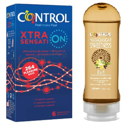 CONTROL KIT XTRA SENSATION GEL MADAGASCAR - Farmacia Del Monaco