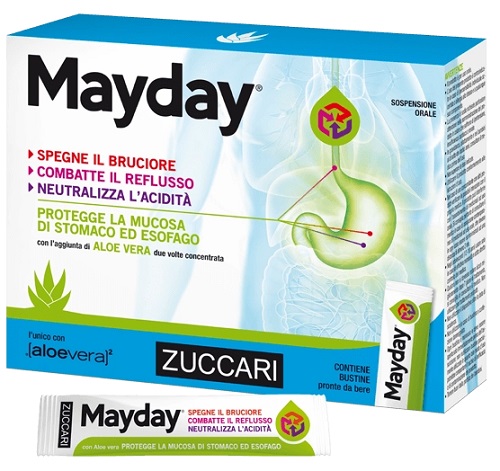 MAYDAY SOSPENSIONE PER USO ORALE ALLA MENTA 24 BUSTINE 10 ML - Farmacia Del Monaco