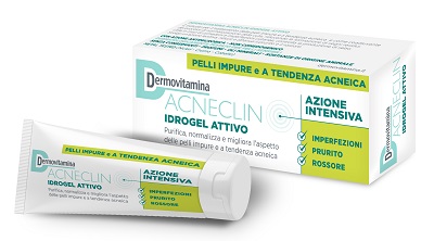 DERMOVITAMINA ACNECLIN IDROGEL ATTIVO AZIONE INTENSIVA 40 ML - Farmacia Del Monaco