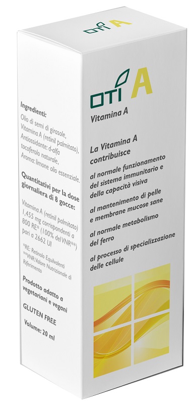 OTI A VITAMINA A GOCCE 20 ML - Farmacia Del Monaco