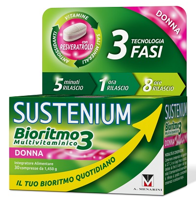 SUSTENIUM BIORITMO3 DONNA ADULTA 30 COMPRESSE - Farmacia Del Monaco