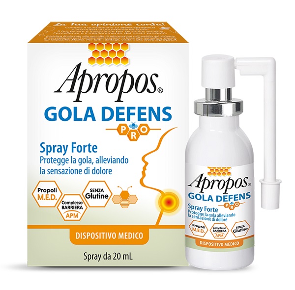 APROPOS GOLA DEFENS PRO SPRAY FORTE 20 ML - Farmacia Del Monaco