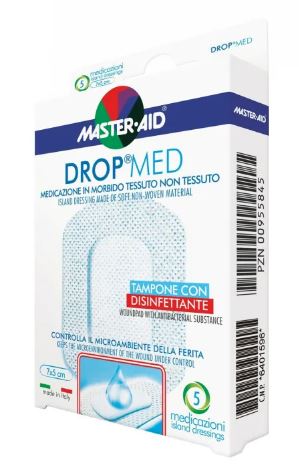 MEDICAZIONE MASTER-AID DROP MED 10 X 10 CM 5 PEZZI - Farmacia Del Monaco