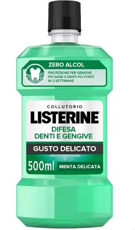 LISTERINE DENTI & GENGIVE DELICATO 500 ML - Farmacia Del Monaco