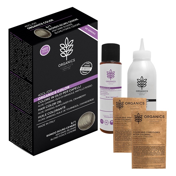 ORGANICS PHARM ORGANICS COLOR 6/1 BIONDO SCURO CENERE - Farmacia Del Monaco