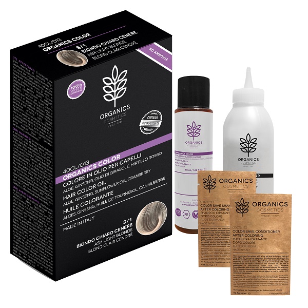 ORGANICS PHARM ORGANICS COLOR 8/1 BIONDO CHIARO CENERE - Farmacia Del Monaco