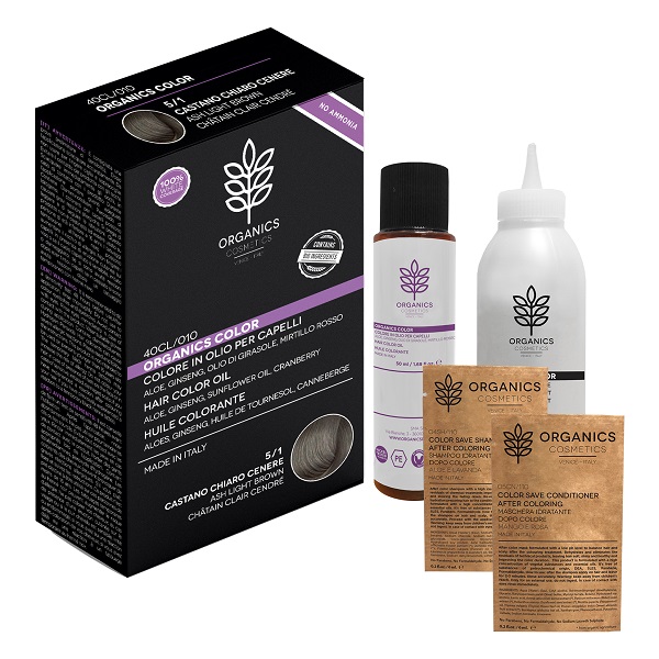 ORGANICS PHARM ORGANICS COLOR 5/1 CASTANO CHIARO CENERE - Farmacia Del Monaco