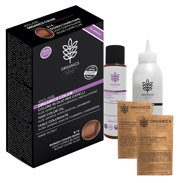 ORGANICS PHARM ORGANICS COLOR 8/4 BIONDO CHIARO RAME - Farmacia Del Monaco