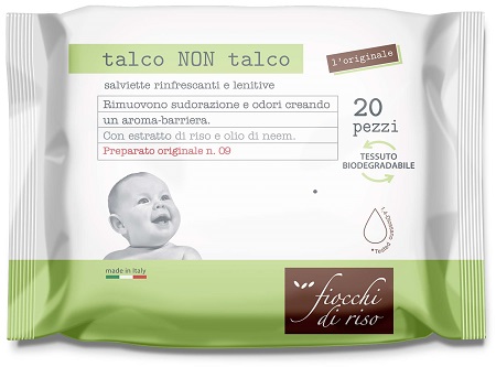 FIOCCHI DI RISO SALVIETTE TALCO NON TALCO - Farmacia Del Monaco