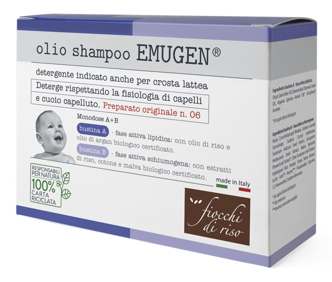FIOCCHI DI RISO EMUGEN OLIO SHAMPOO ULTRADELICATO 45 ML - Farmacia Del Monaco