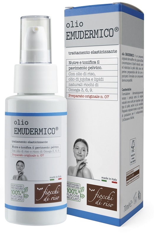 FIOCCHI DI RISO OLIO EMUDERMICO ELASTICIZZANTE 70 ML - Farmacia Del Monaco