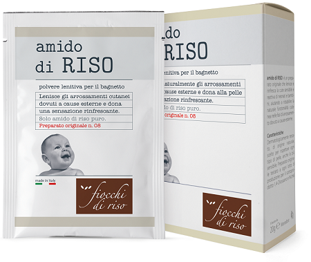 FIOCCHI DI RISO AMIDO DI RISO POLVERE LENITIVO 100 G - Farmacia Del Monaco