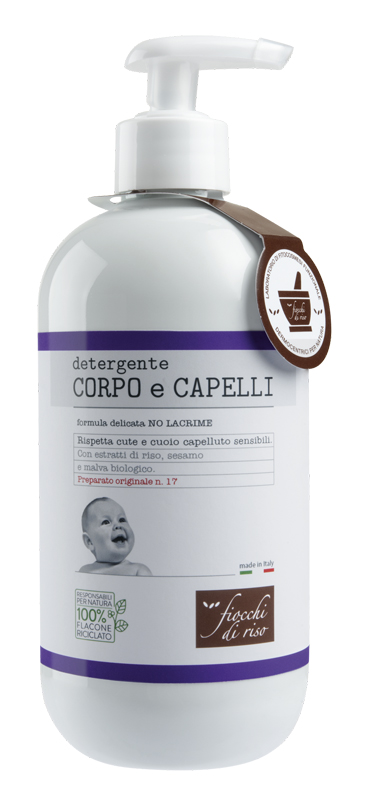 FIOCCHI DI RISO DETERGENTE CAPELLI E CORPO 400 ML - Farmacia Del Monaco