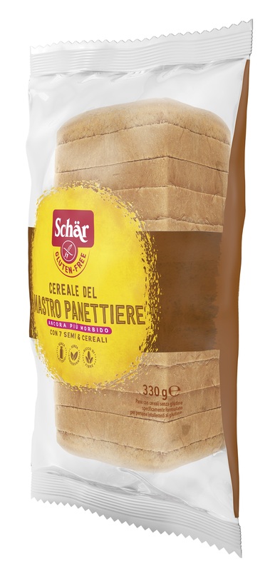 SCHAR CEREALE DEL MASTRO PANETTIERE PANE CON CEREALI SENZA LATTOSIO 330 G - Farmacia Del Monaco