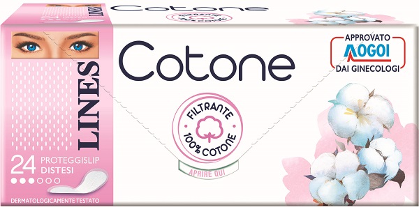 LINES COTONE PROTEGGISLIP DISTESI 24 PEZZI - Farmacia Del Monaco