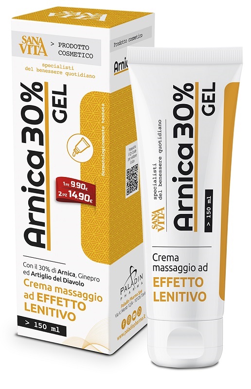 SANAVITA ARNICA 30% GEL 150 ML - Farmacia Del Monaco