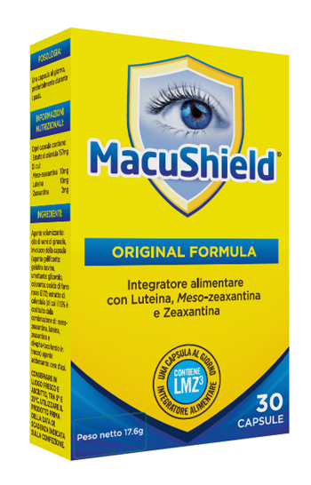 MACUSHIELD ORIGINAL FORMULA 30 CAPSULE - Farmacia Del Monaco