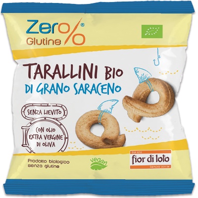 ZER% GLUTINE TARALLINI DI GRANO SARACENO 30 G - Farmacia Del Monaco