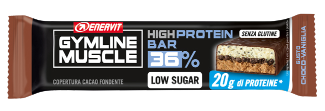 GYMLINE 20 G PROTEINBAR CHOCO/VANIGLIA 55 G - Farmacia Del Monaco