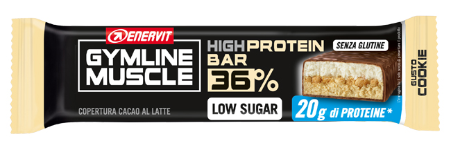 GYMLINE 20 G PROTEINBAR COOKIE 55 G - Farmacia Del Monaco