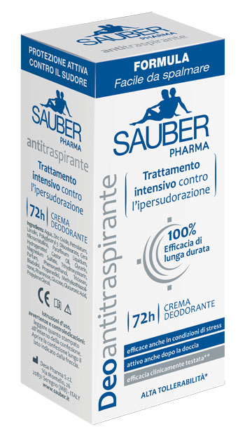 SAUBER DEOANTITRASPIRANTE 72H CREMA 30 ML - Farmacia Del Monaco