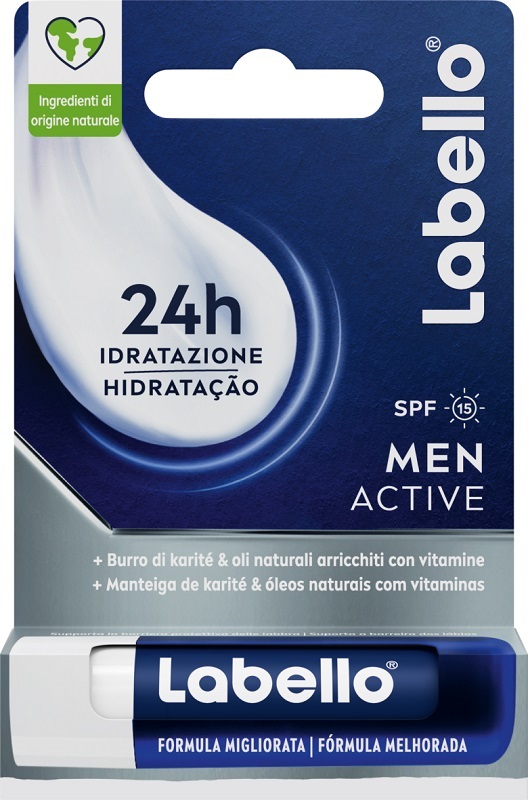 LABELLO ACTIVE FOR MEN SPF 15 5,5 ML - Farmacia Del Monaco