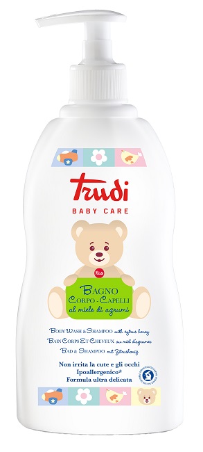 TRUDI BABY CARE BAGNO CORPO/CAPELLI 500 ML - Farmacia Del Monaco
