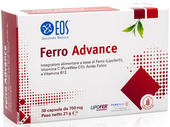 EOS FERRO ADVANCE 30 CAPSULE - Farmacia Del Monaco
