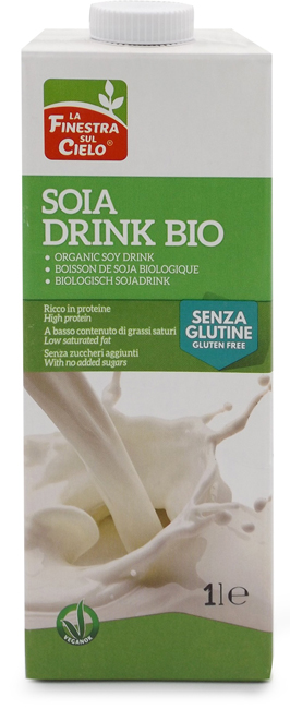 BEVANDA SOIA DRINK SENZA GLUTINE BIO 1 LITRO - Farmacia Del Monaco