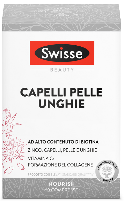 SWISSE CAPELLI PELLE UNGHIE 60 COMPRESSE - Farmacia Del Monaco