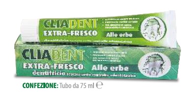 CLIADENT DENTIFRICIO ALITO FRESCO ALLE ERBE 75 ML - Farmacia Del Monaco