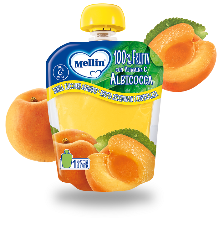 MELLIN POUCH ALBICOCCA 90 G - Farmacia Del Monaco