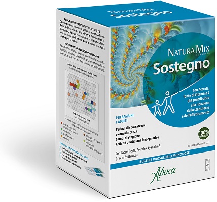 NATURA MIX ADVANCED SOSTEGNO OROSOLUBILE 20 BUSTINE - Farmacia Del Monaco