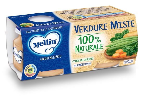 MELLIN OMOGENEIZZATO DI VERDURE MISTE 4 X 80 G - Farmacia Del Monaco