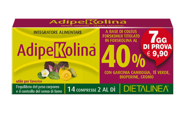 ADIPEKOLINA 7 DAYS 14 COMPRESSE DIETALINEA - Farmacia Del Monaco