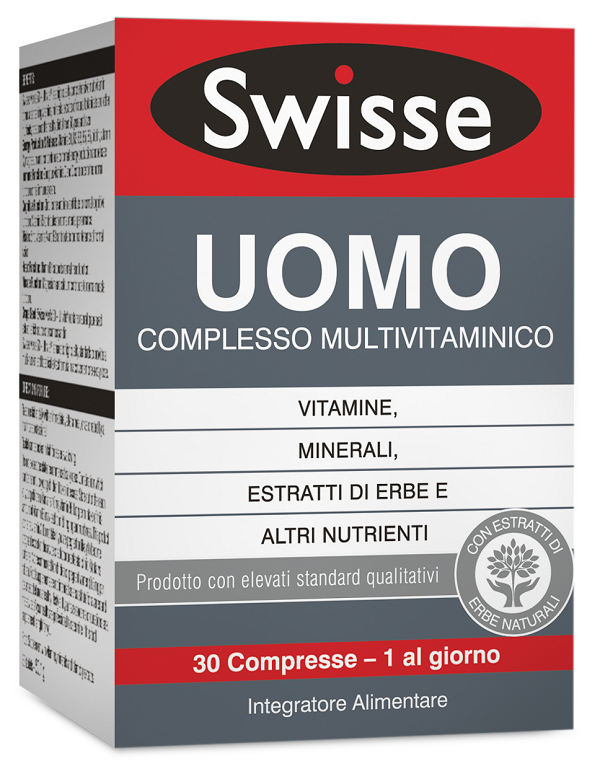 SWISSE MULTIVITAMINICO UOMO 30 COMPRESSE - Farmacia Del Monaco