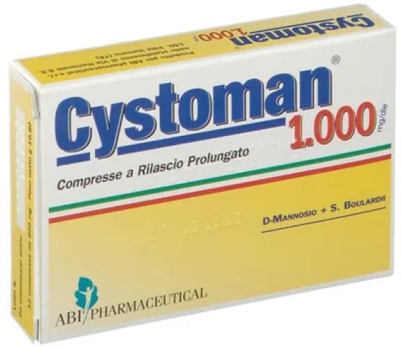 CYSTOMAN 1000 12 COMPRESSE - Farmacia Del Monaco