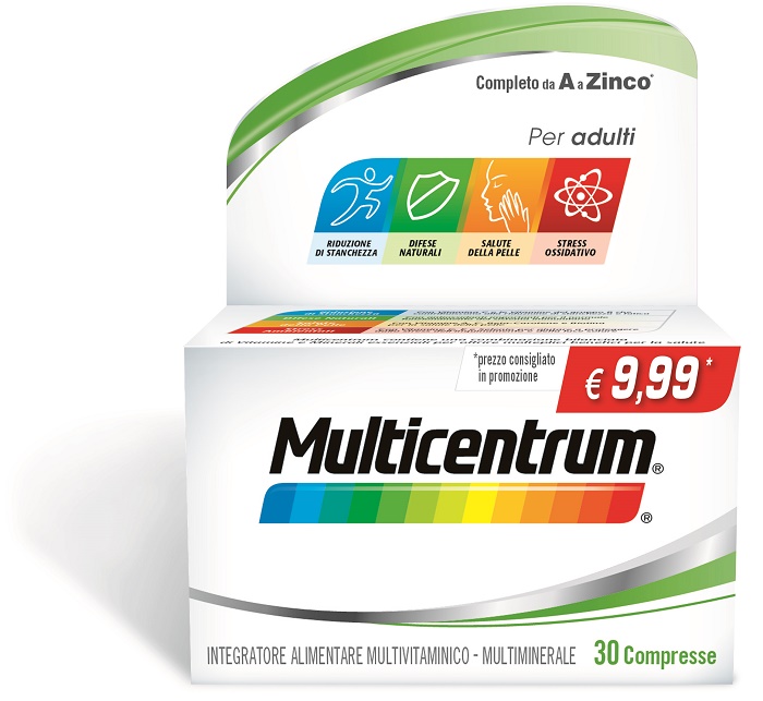 MULTICENTRUM ADULTI 30 COMPRESSE PROMO - Farmacia Del Monaco