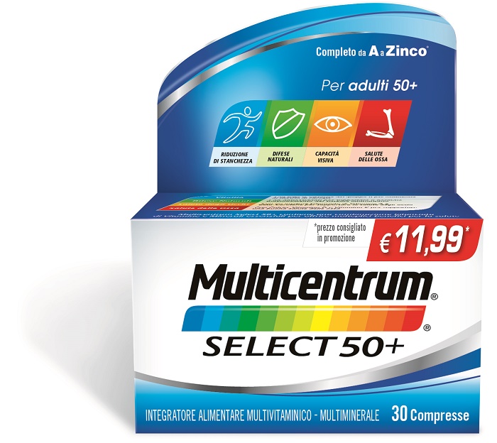MULTICENTRUM SELECT 30 COMPRESSE PROMO - Farmacia Del Monaco